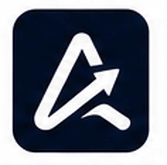 Assembled logo — App icon — reverse white