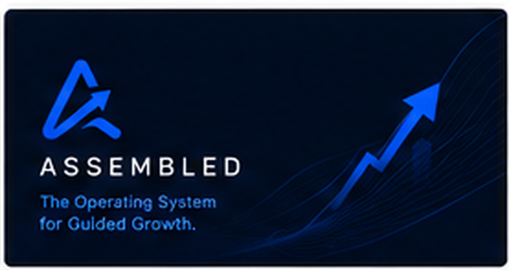 Assembled logo — Business card — front
