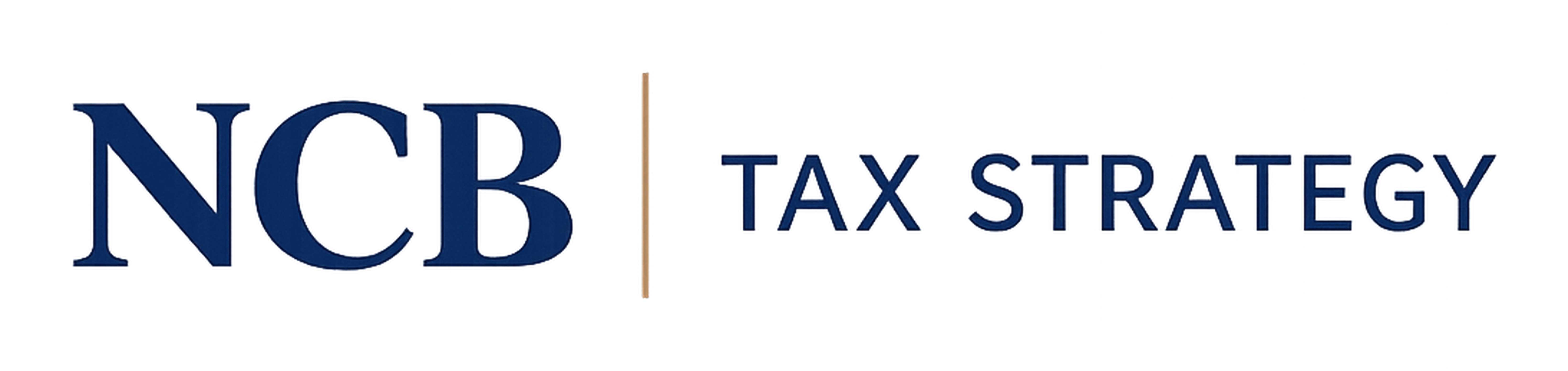 NCB Tax Strategy — Horizontal logo