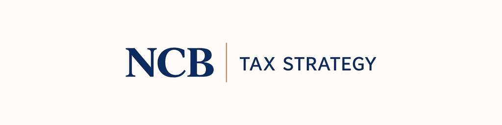 NCB Tax Strategy — LinkedIn banner