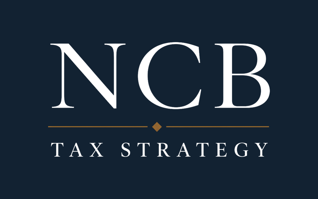 NCB Tax Strategy — Primary logo — reverse